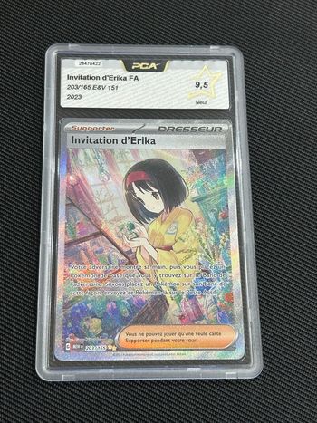 Pokemon 151 Invitation d’Erika ALT 203/165 PCA 9.5