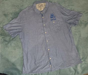 Chemisette Vintage Y2K Brodé 👔 Oxbow - Taille XXL