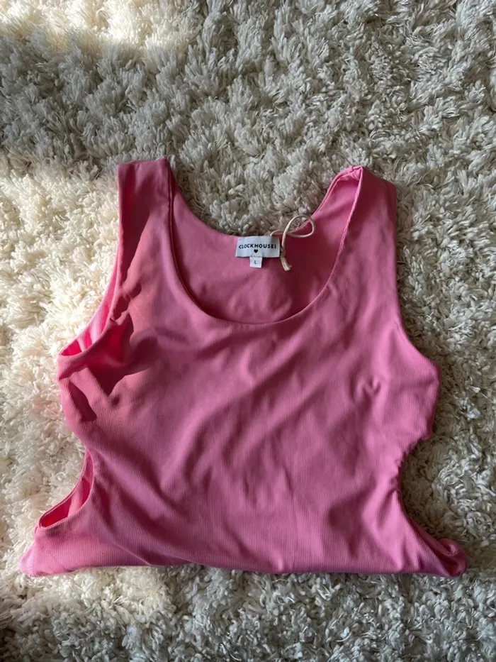 Body femme 👩 L rose / idéale pour printemps été - photo numéro 4