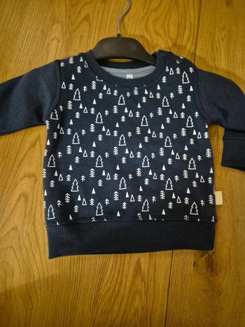 Pull molletonné 3 mois 62 cm