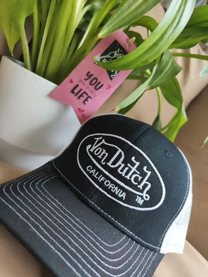 Casquette Trucker Von Dutch noire
