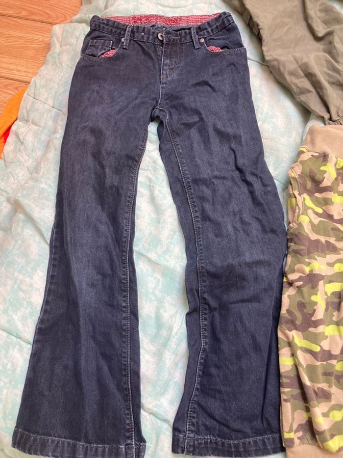 Lot de 3 pantalons + 2 pantacourts 12 ans  fille - photo numéro 2