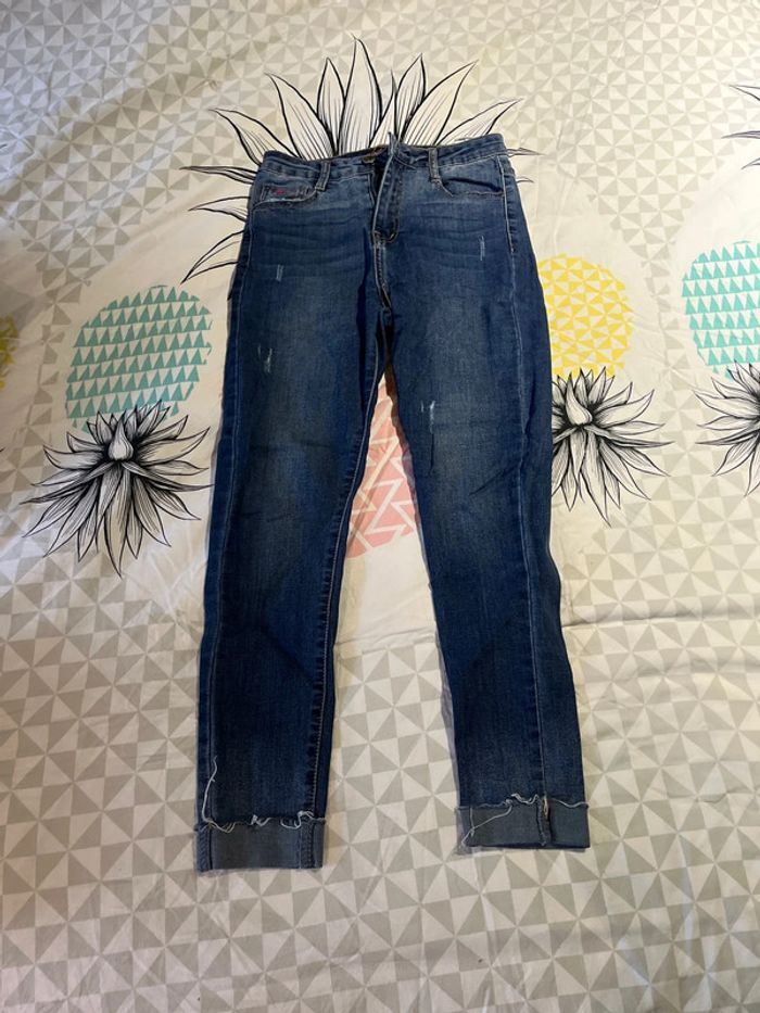 Jean slim daisy t s