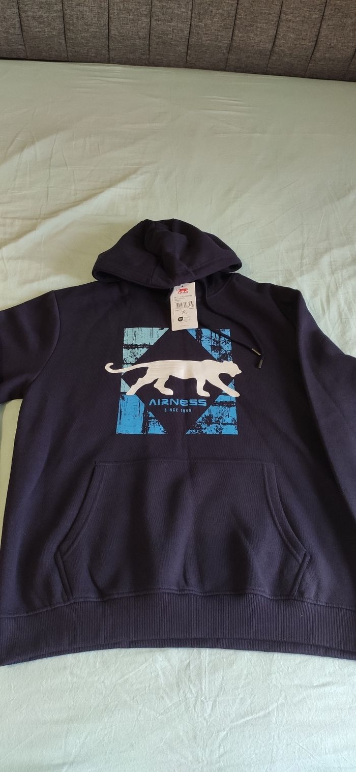 Sweat à capuche homme Airness neuf taille Xl