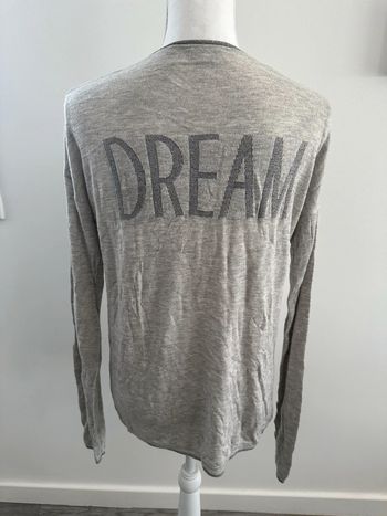 Pull fin gris et argenté Dream Etam T40 L