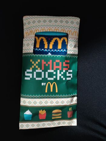 Chaussettes collector mc Donald's xmas socks