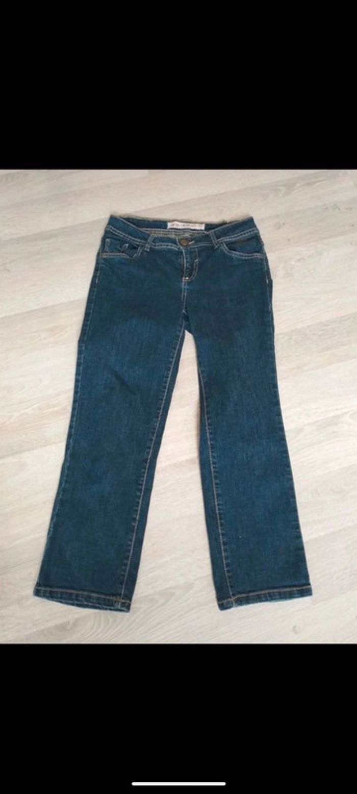 Jean 7/8 ème droit cache cache taille 34
