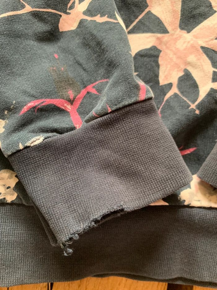 Pull ou sweat noir avec des fleurs fille 9/10ans (134/140) Name it - photo numéro 4