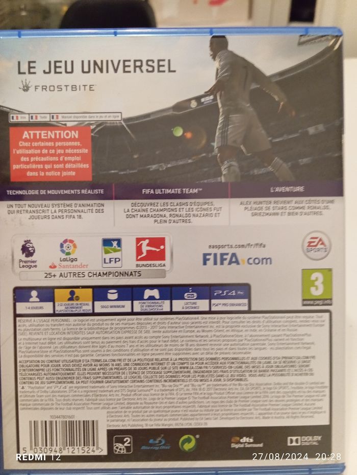 Jeux fifa 18 - photo numéro 3