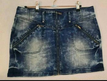 Mini jupe en jean