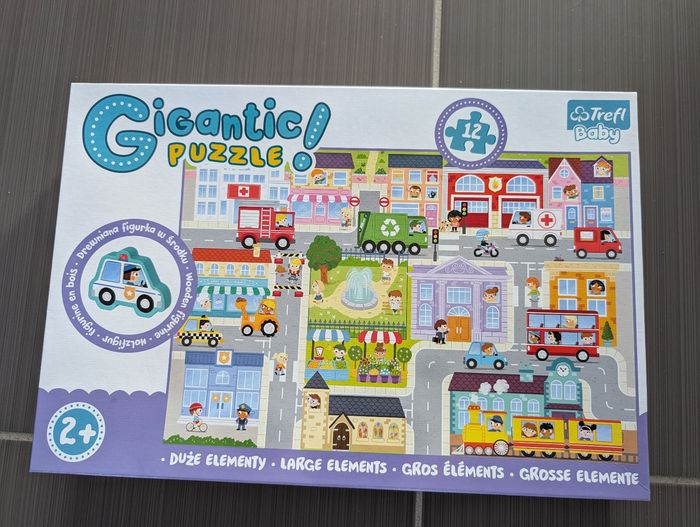 Gigantic puzzle les véhicules 12 pièces 2 ans et plus - photo numéro 3
