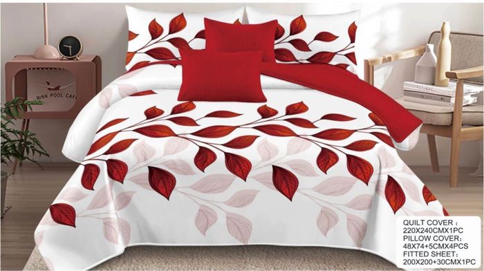 Draps de lit neuf à 45€ draps plat housse de couette plus 4 taies d’oreiller - photo numéro 9