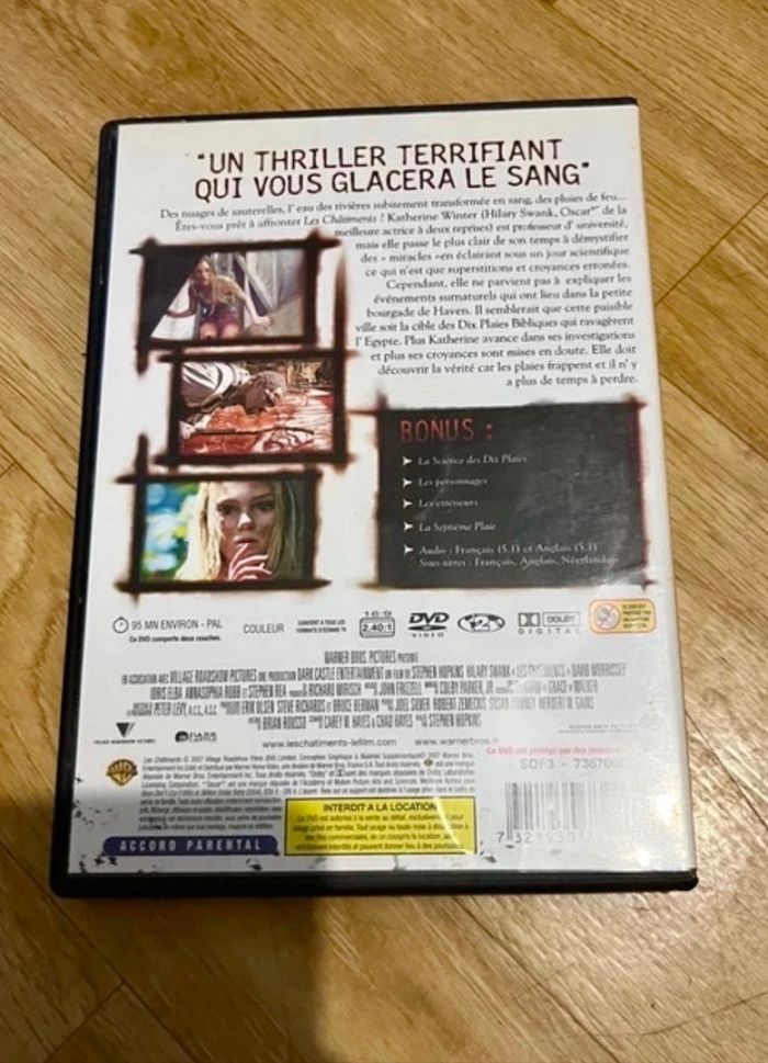 DVD Film D’horreur Les Châtiments - photo numéro 2