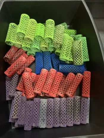 lot de 100 bigoudis velours efalock