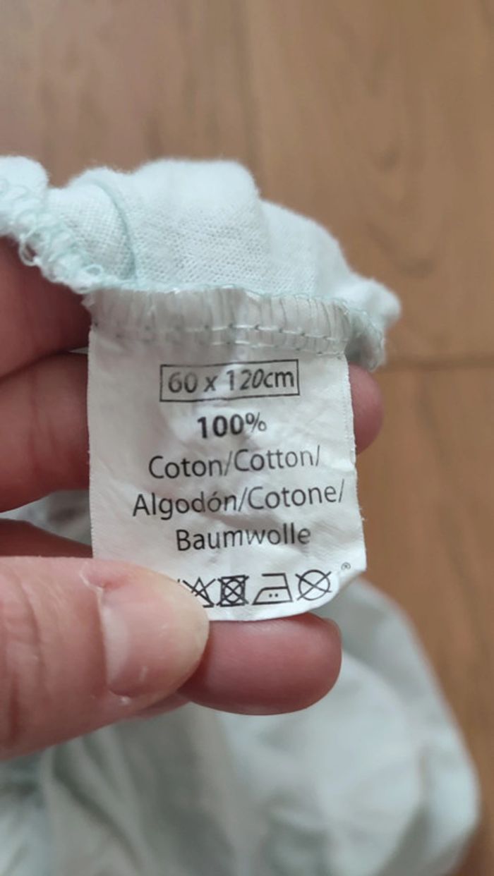Drap housse 60 cm x 120 cm - photo numéro 2