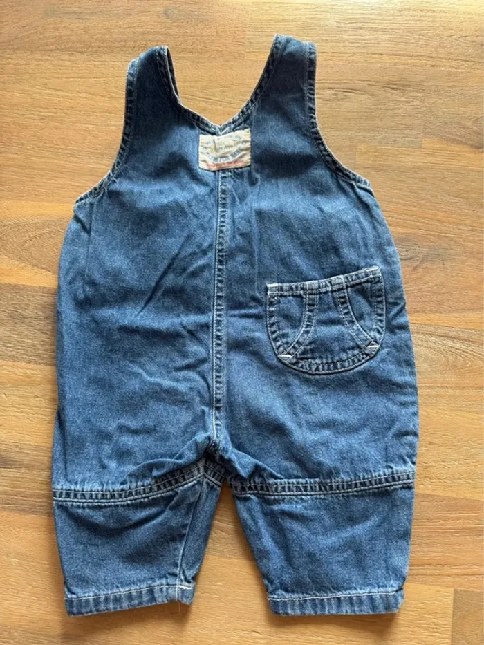 Salopette en jeans fille - photo numéro 2