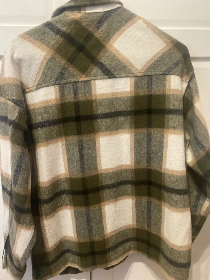 Veste Zara à carreau vert - photo numéro 2