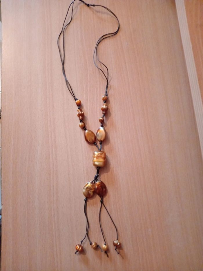 Collier long fantaisie