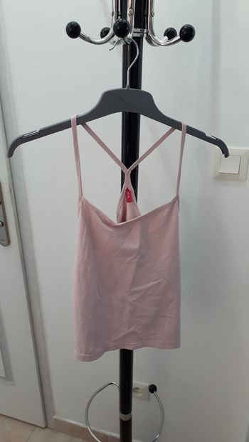 Débardeur rose taille unique