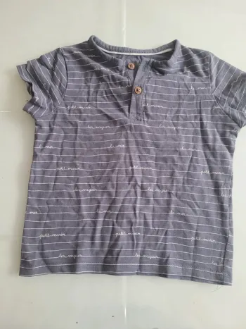 Tee shirt manches courtes 24 mois