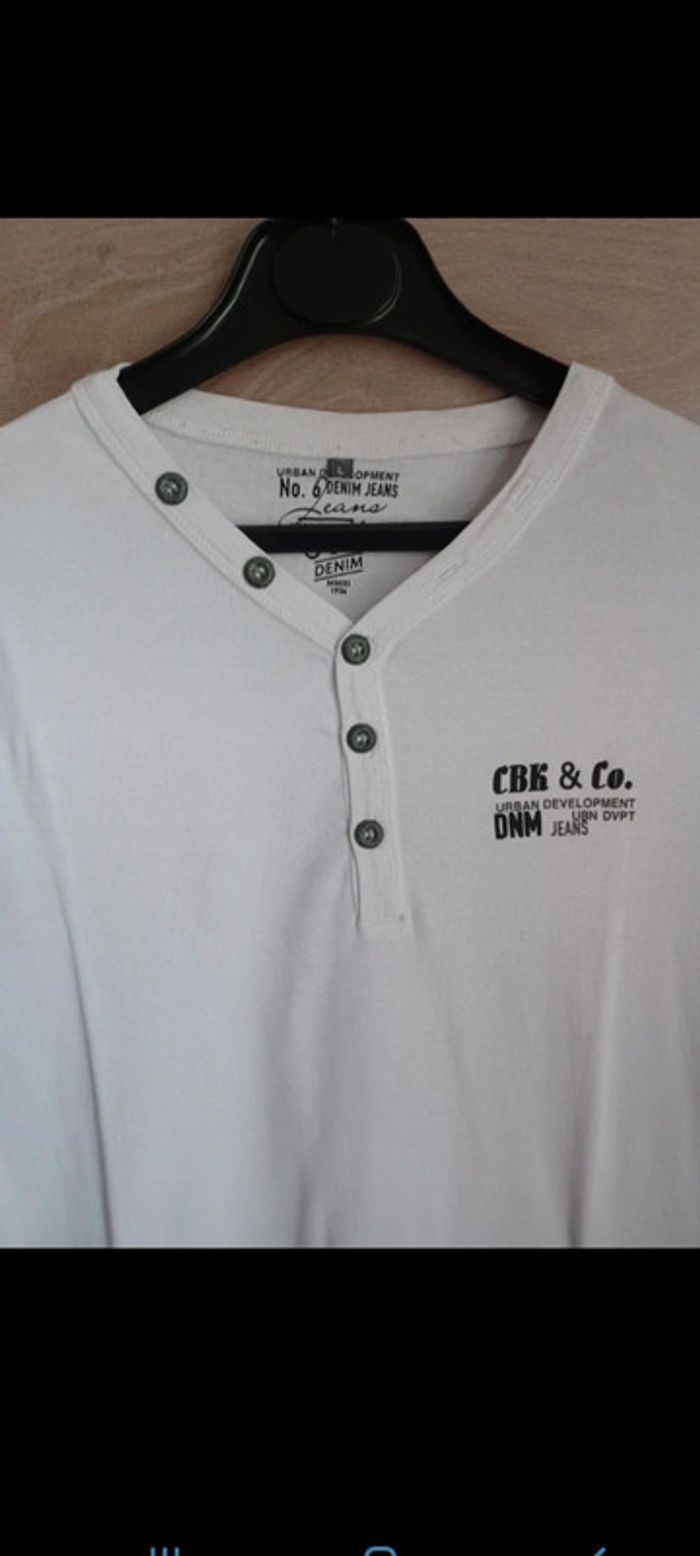 Tee shirt homme Taille L Sans repassage cbk - photo numéro 2