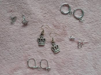 Boucles d'oreilles couronne