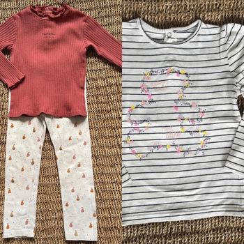 Ensemble Kiabi poires + Marinière Lulu Castagnette