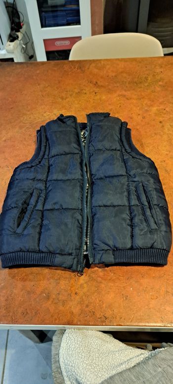 Veste sans manche garçon 7ans