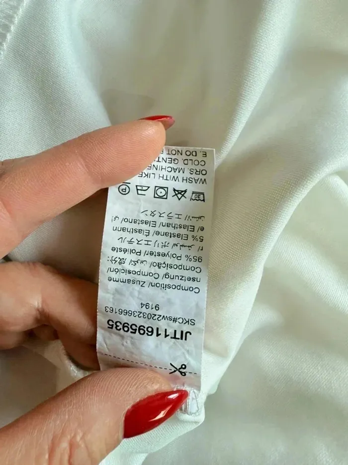 Top blanc taille M - photo numéro 5