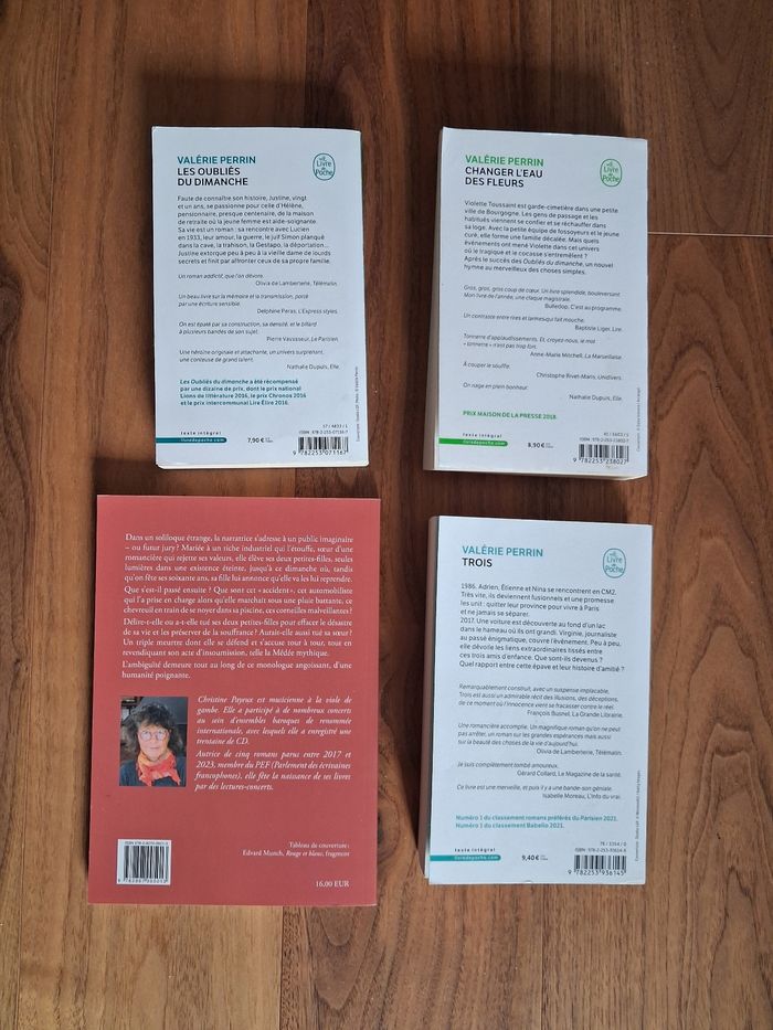 Lot 4 romans dont 3 de Valérie Perrin - photo numéro 2
