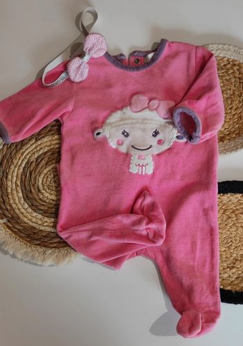 Pyjama velours fille mouton 🐑 automne hiver