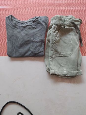 Ensemble short t-shirt Zara boys 9/12 mois