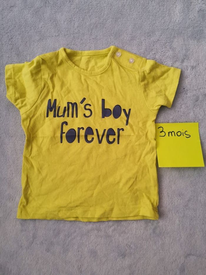 Tee shirt manche courte 3mois