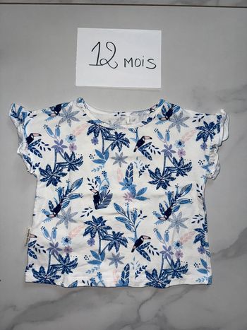 T shirt petit béguin neuf 12 mois