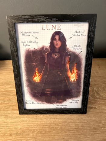 Cadre LUNE – Clair Obscur Expedition 33 – 13×18 cm