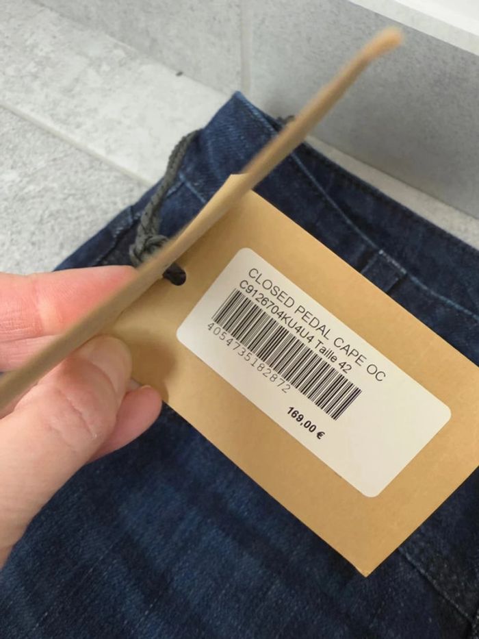 Jeans Closed Pedal Cape femme neuf avec étiquette taille  42 - photo numéro 7