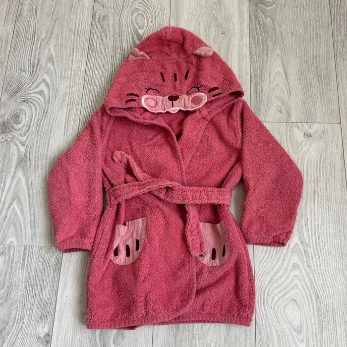 Peignoir de bain chat