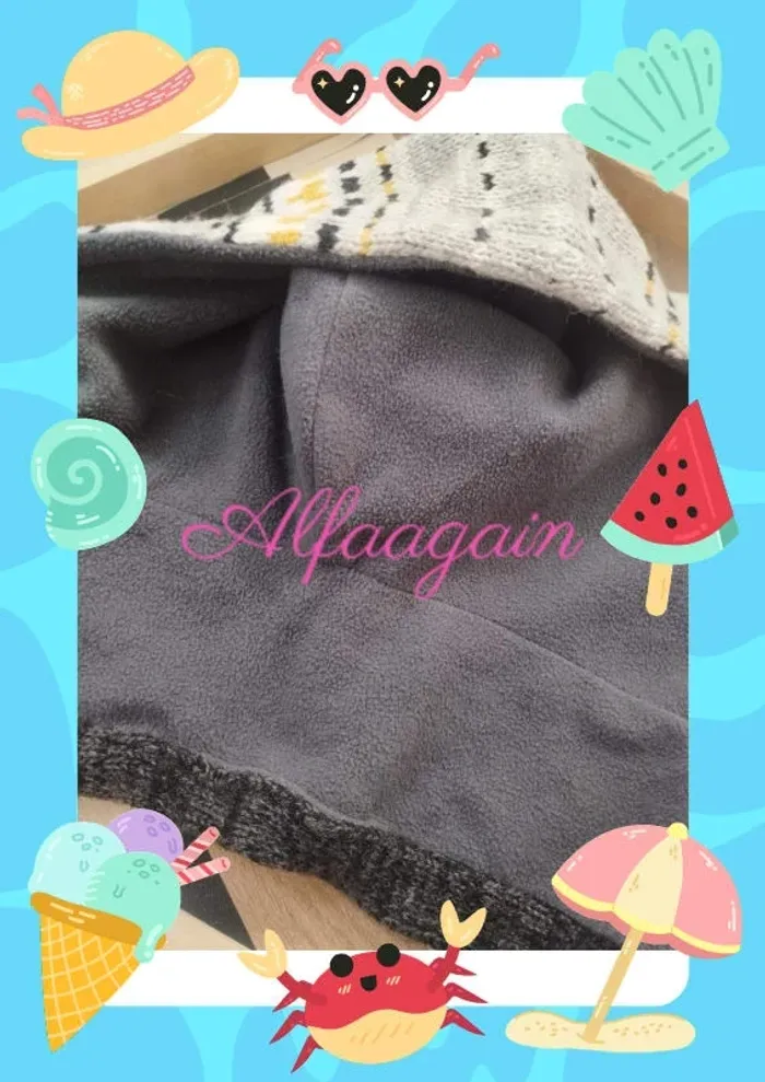 Capuche catimini gris perle 18/24mois - photo numéro 4