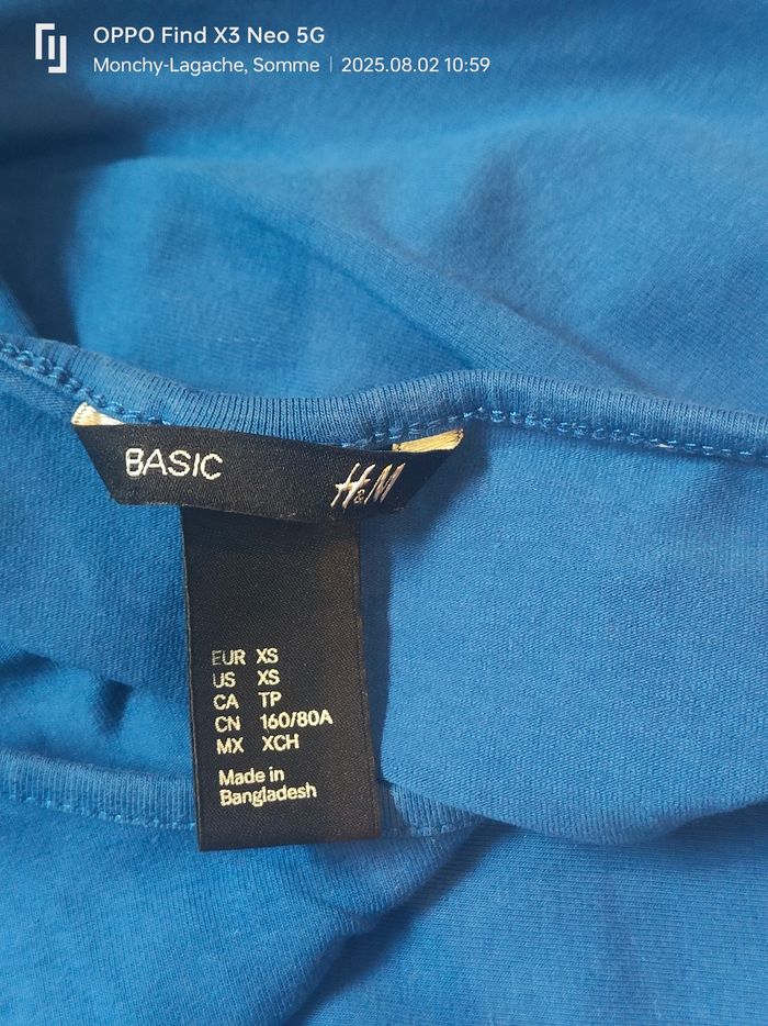 Robe été H&M basic taille XS Réduction jusqu'à -70% - photo numéro 2