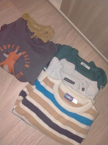 Lot pull garçon