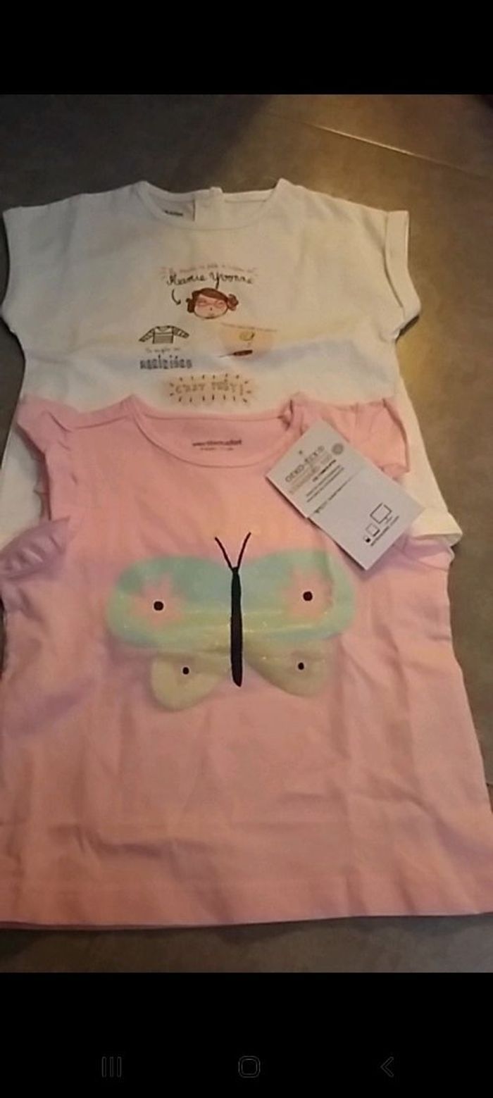 Lot de deux t-shirts neufs