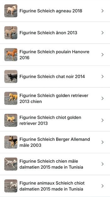Figurines Schleich et papo