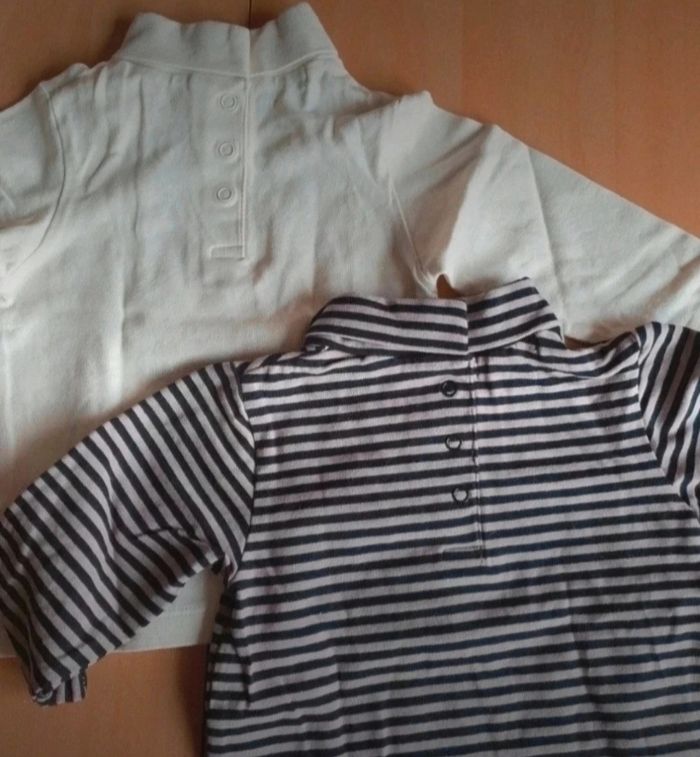 T-shirt col roulé 6 mois - photo numéro 2
