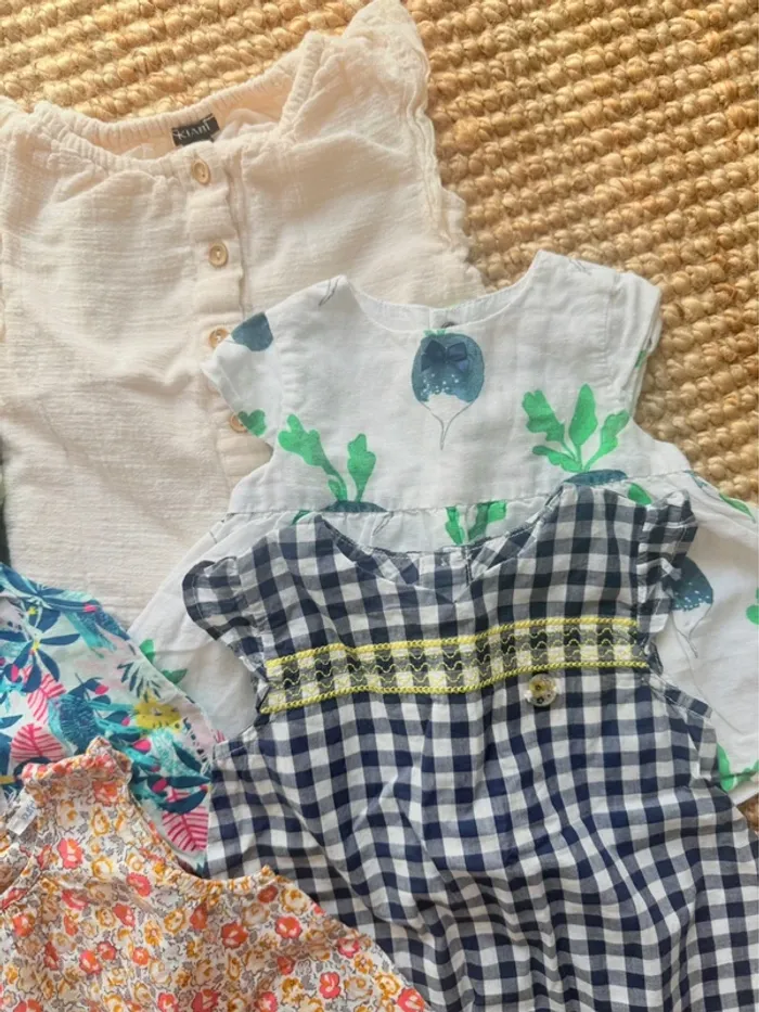 Lot blouses 9mois / 71cm - photo numéro 3