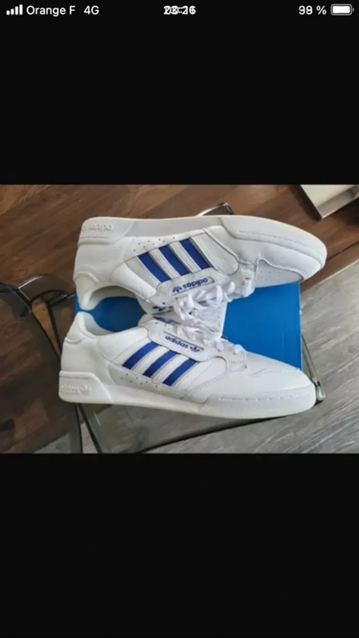 Basket Adidas continental 80 Stripes neuve taille 47 1/3 - photo numéro 7