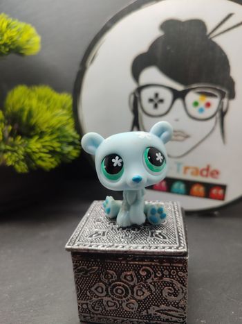 lps01297 My Littlest Petshop Pet Shop LPS Hasbro Authentic Panda Ours Bear 646