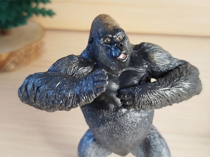 PAPO singe gorille debout Figurine Animal de la savane - photo numéro 3