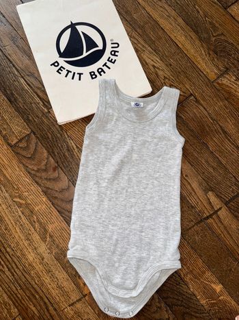 Body petit bateau 18 mois