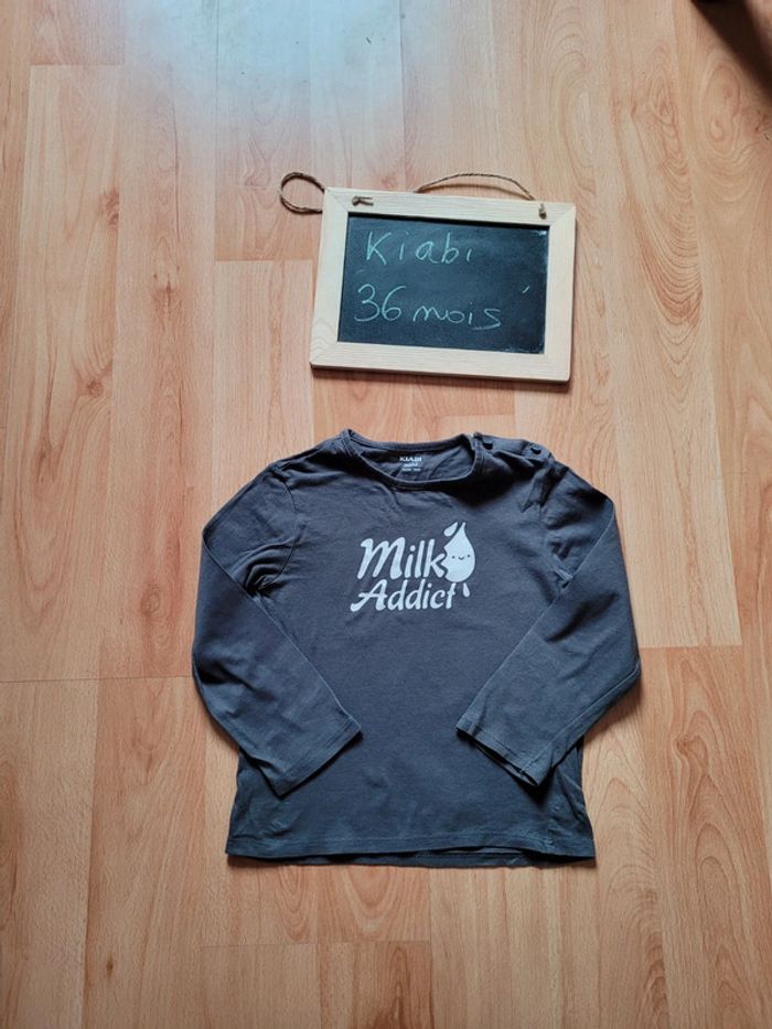 T-shirt manches longues kiabi 36 mois