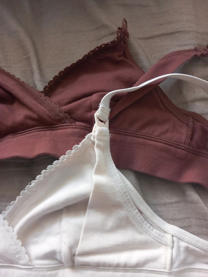 Soutien gorge d'allaitement 100% coton - photo numéro 3